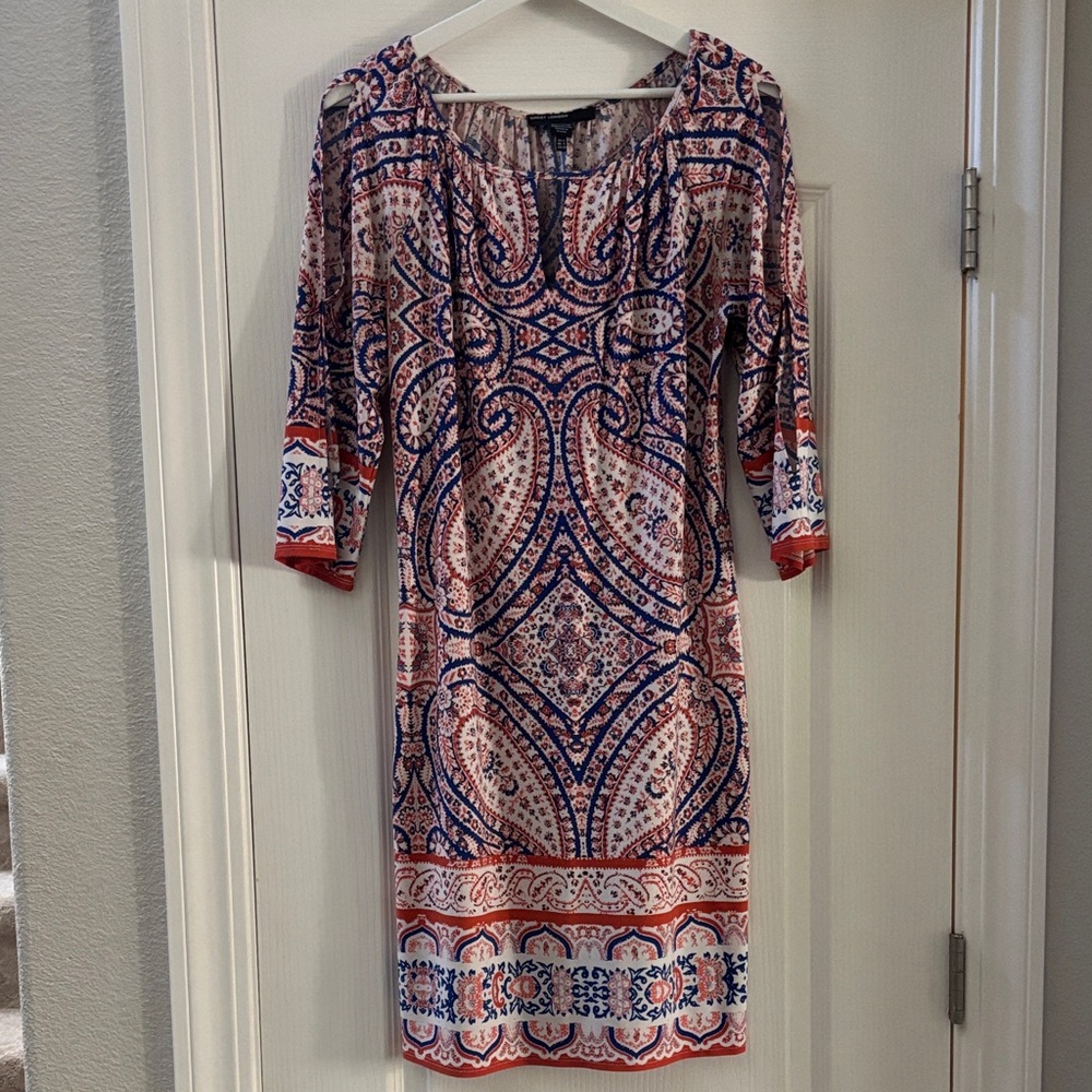 MAGGY LONDON SIZE 4 COLD SHOULDER SHEATH DRESS  BUNDLE2SAVE GREAT CONDITION